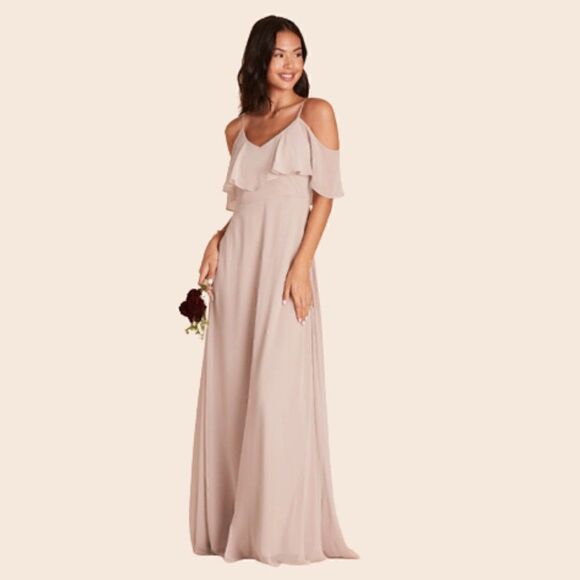 Birdy Grey Jane Convertible Maxi Dress in Taupe Size Small - Picture 3 of 15